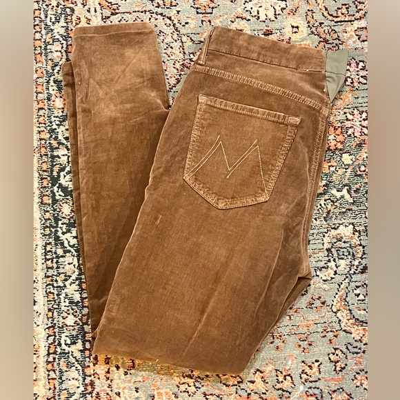 MOTHER Denim - FINAL PRICE DROP Corduroy Mother High Waisted Looker Denim Jeans